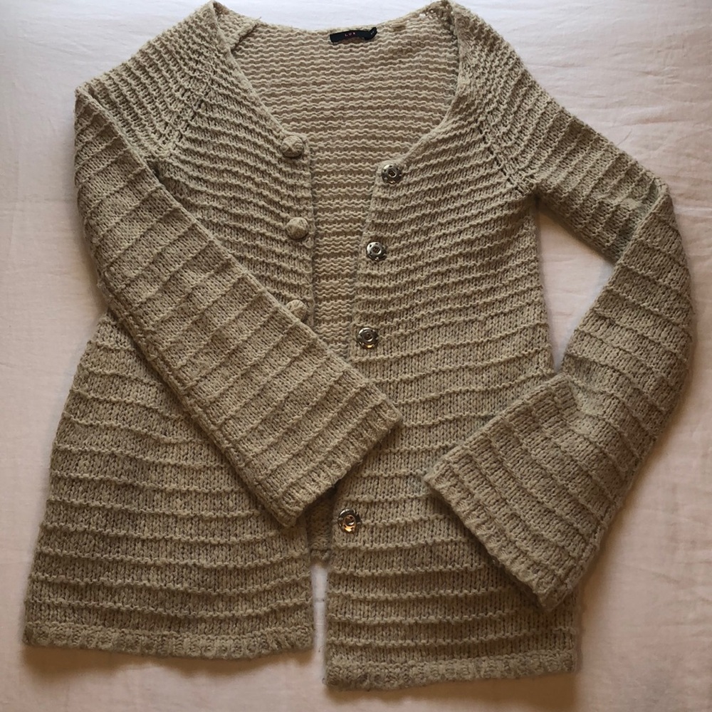 Lux knit cardigan
